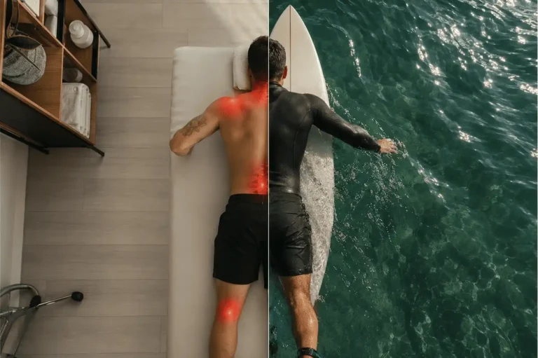 Massagem para surfistas: as 7 zonas do corpo que mais sofrem nas ondas