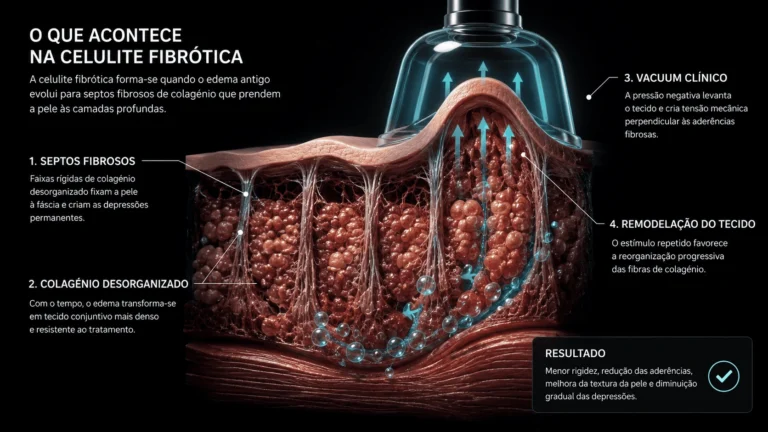 Celulite Fibrótica: O Que É, Porque É o Mais Difícil e Como o Vacuum Actua