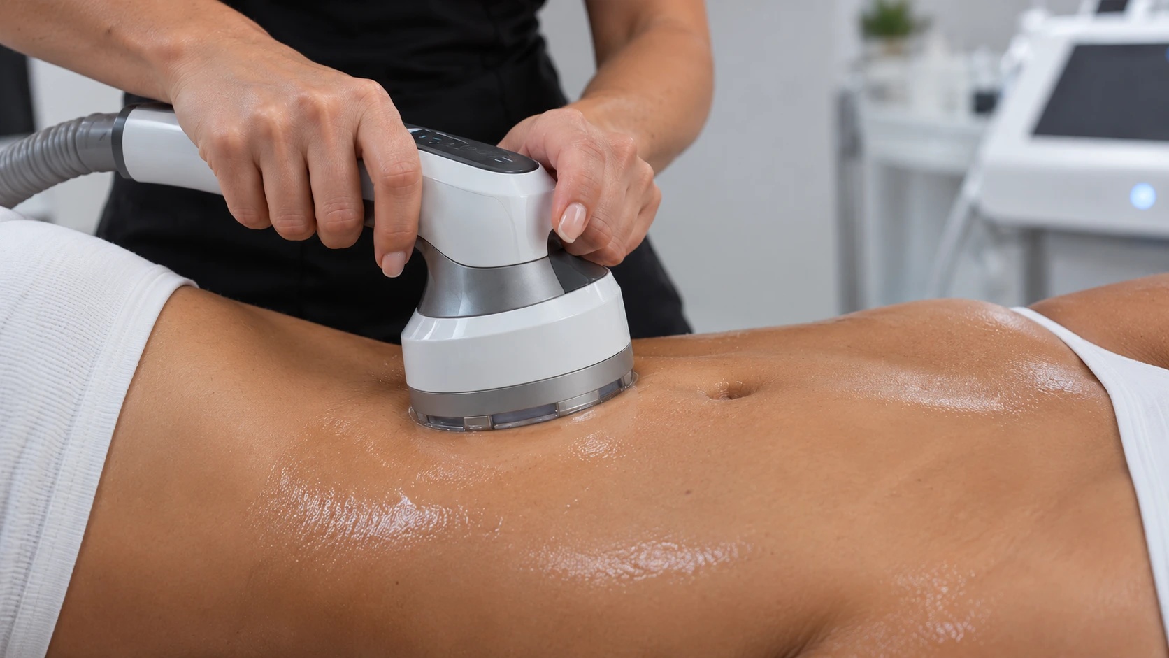 Drenagem linfática abdominal manual para reduzir o inchaço e ajudar a digestão, na Fisalis em Leiria